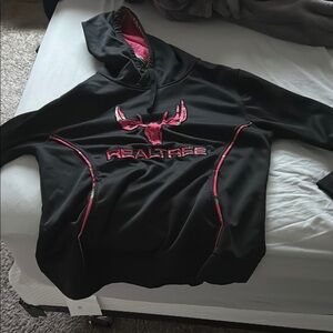 Realtree Black and Pink Kids Hoodie